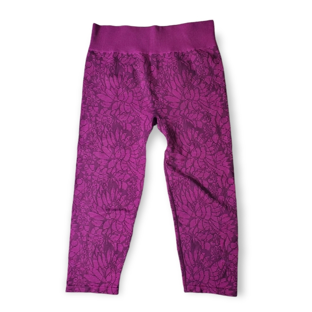 Fabletics Purple Patterned Leggings - image 6